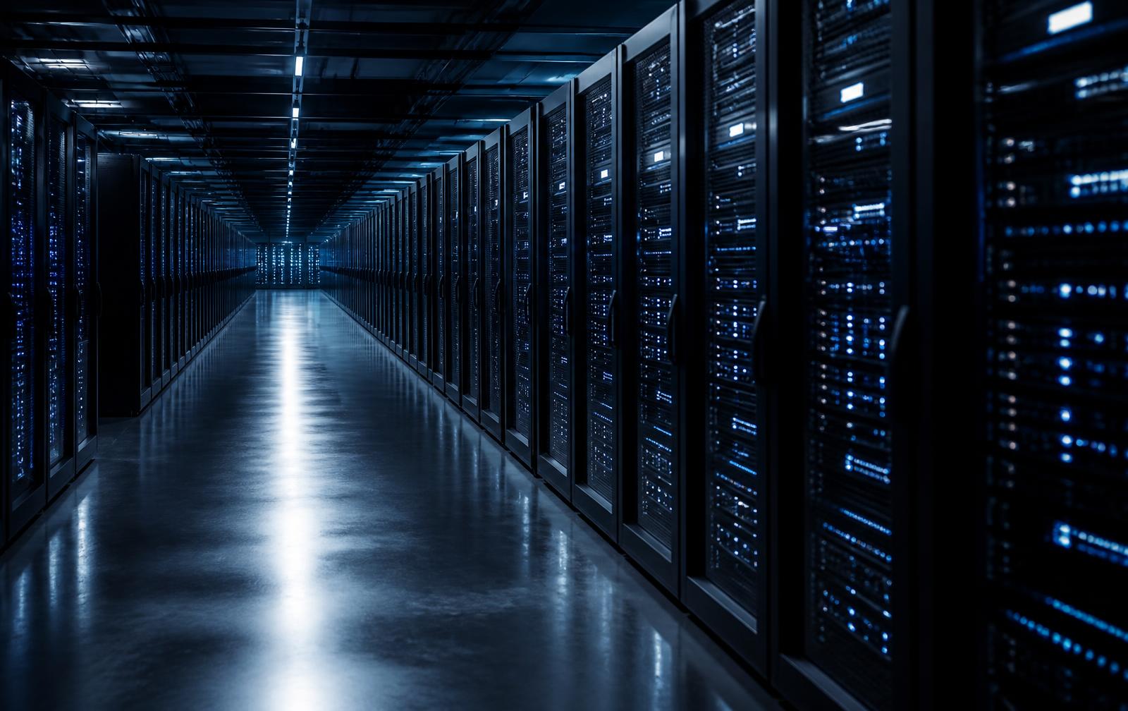 Hyperscale data centre server hall